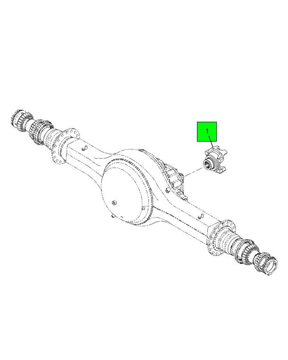 2607605C91 FLANGE END YOKE SPL90 HALF RND made to fit NAVISTAR