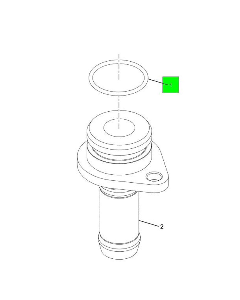 1844447C1 Ring - Seal - Breather made to fit NAVISTAR