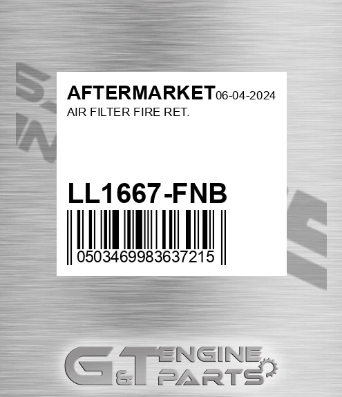 LL1667-FNB Air Filter Fire Ret.