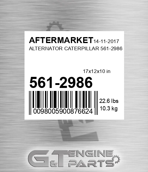 561-2986 Alternator Caterpillar 561-2986