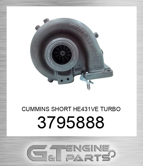3795888 CUMMINS SHORT HE431VE TURBO ISL/ISC 4034122 ACTUATOR