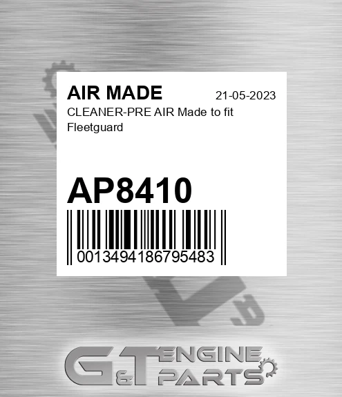 AP8410 CLEANER-PRE AIR Made to fit Fleetguard