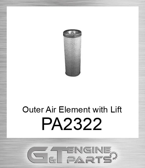 PA2322 Outer Air Element with Lift Tabs