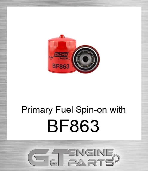 BF863 Primary Fuel Spin-on with Removal Nut