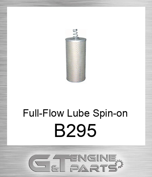 B295 Full-Flow Lube Spin-on