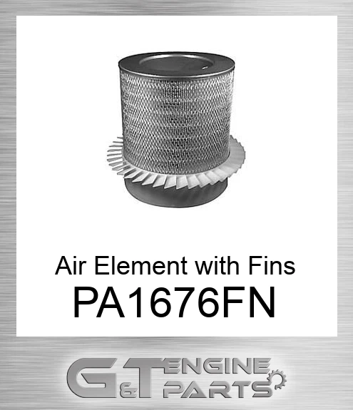 PA1676-FN Air Element with Fins