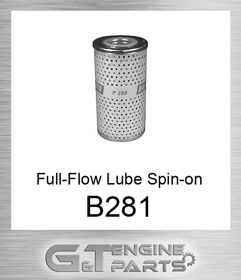 B281 Full-Flow Lube Spin-on