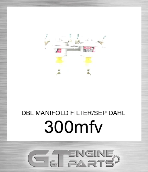300mfv DBL MANIFOLD FILTER/SEP DAHL