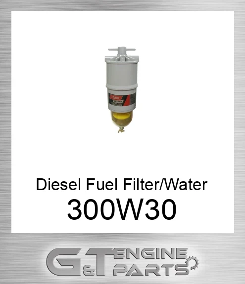 300-W30 Diesel Fuel Filter/Water Separator 30 Micron