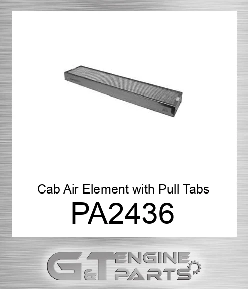 PA2436 Cab Air Element with Pull Tabs