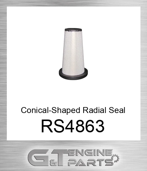 RS4863 Conical-Shaped Radial Seal Inner Air Element