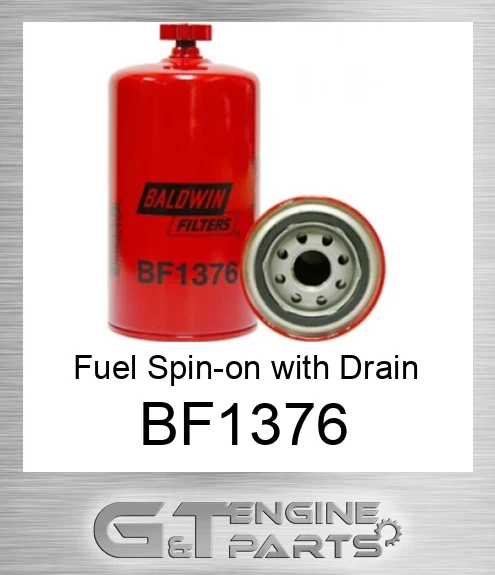 BF1376 Fuel Spin-on with Drain Baldwin | Price: $84.75.