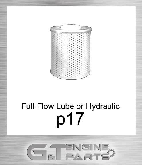 p17 Full-Flow Lube or Hydraulic Filter Element