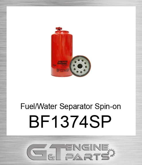 BF1374-SP Fuel/Water Separator Spin-on with Drain and Sensor Port
