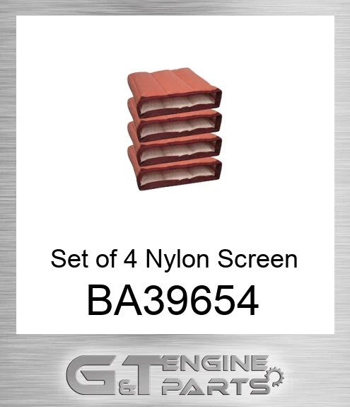 BA39654 Set of 4 Nylon Screen Supported Bag Air Elements
