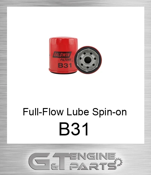B31 Full-Flow Lube Spin-on