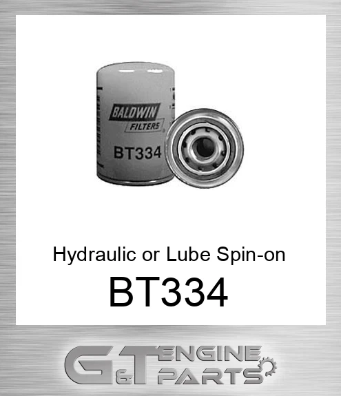 BT334 Hydraulic or Lube Spin-on