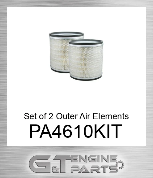 PA4610-KIT Set of 2 Outer Air Elements