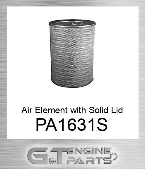 PA1631-S Air Element with Solid Lid
