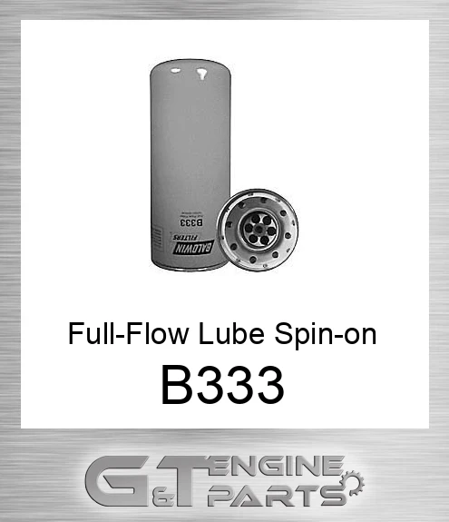 B333 Full-Flow Lube Spin-on