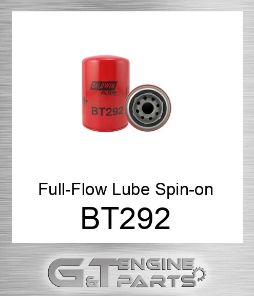 BT292 Full-Flow Lube Spin-on