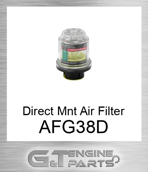 AFG38D Direct Mnt Air Filter Restrict. Gauge