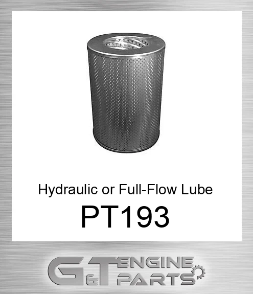 PT193 Hydraulic or Full-Flow Lube Element