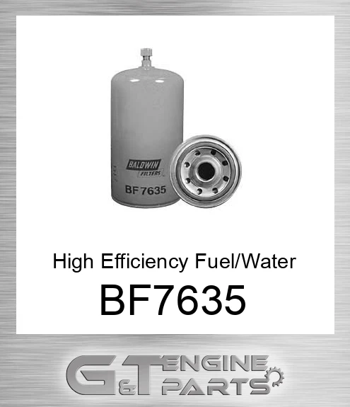 BF7635 High Efficiency Fuel/Water Separator Spin-on with Drain