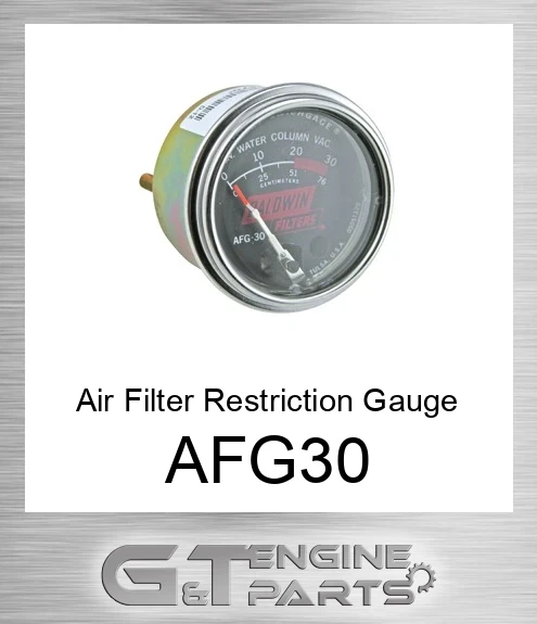 AFG30 Air Filter Restriction Gauge