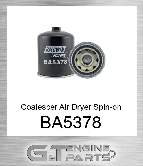 BA5378 Coalescer Air Dryer Spin-on