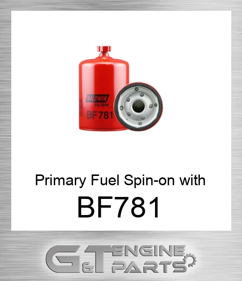 BF781 Primary Fuel Spin-on with Drain