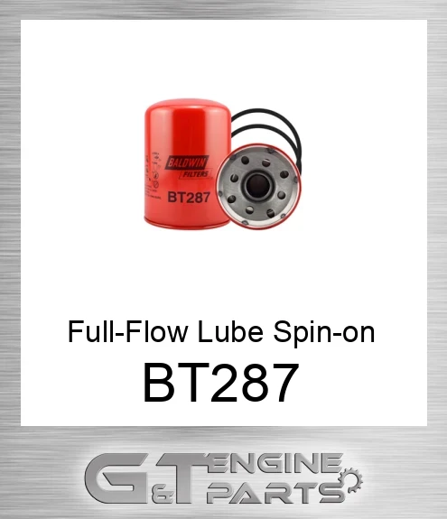 BT287 Full-Flow Lube Spin-on