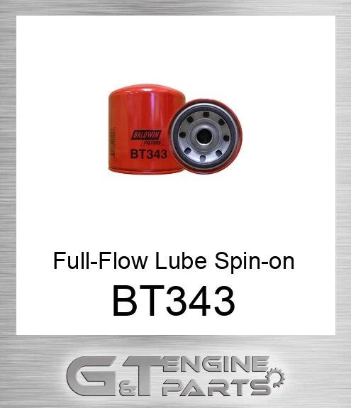 BT343 Full-Flow Lube Spin-on