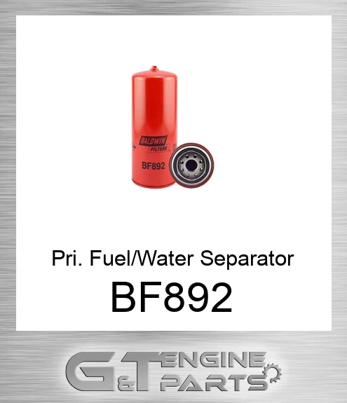 BF892 Pri. Fuel/Water Separator Spin-on w/Drain
