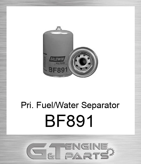 BF891 Pri. Fuel/Water Separator Spin-on w/Drain