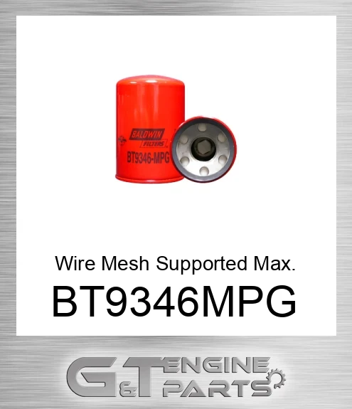 BT9346-MPG Wire Mesh Supported Max. Perf. Glass Hydraulic Spin-on
