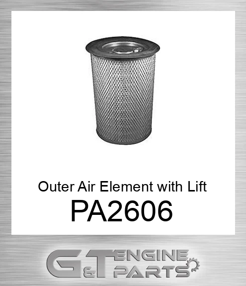 PA2606 Outer Air Element with Lift Tab
