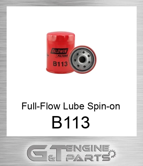 B113 Full-Flow Lube Spin-on