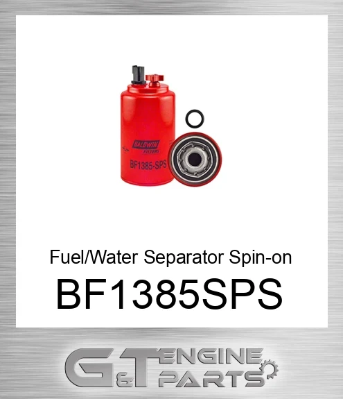 BF1385-SPS Fuel/Water Separator Spin-on with Drain, Sensor Port and Reusable Sensor