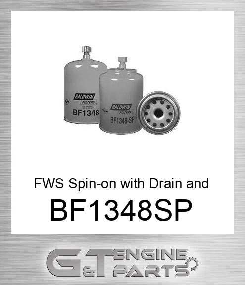 BF1348-SP FWS Spin-on with Drain and Sensor Port