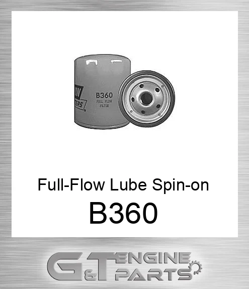 B360 Full-Flow Lube Spin-on