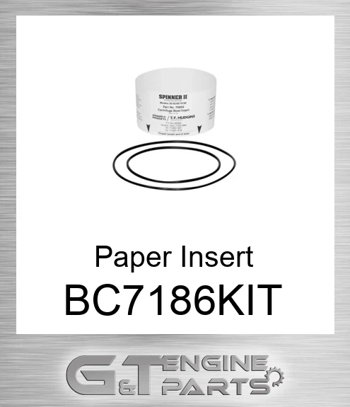 BC7186-KIT Paper Insert