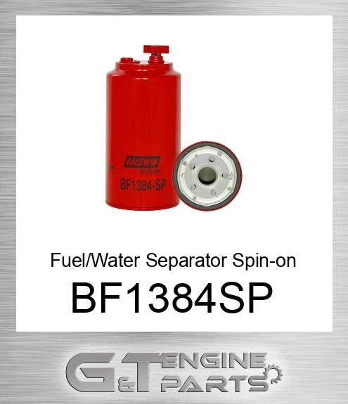 BF1384-SP Fuel/Water Separator Spin-on with Drain and Sensor Port