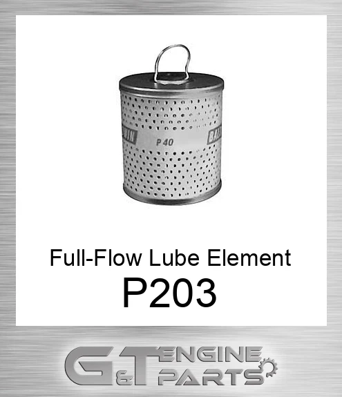P203 Full-Flow Lube Element