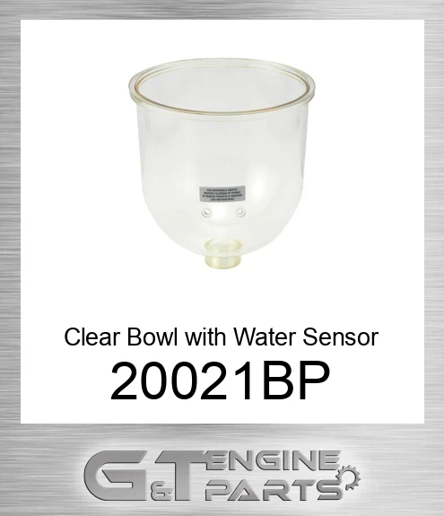200-21BP Clear Bowl with Water Sensor Probes