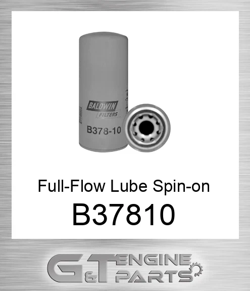 B378-10 Full-Flow Lube Spin-on