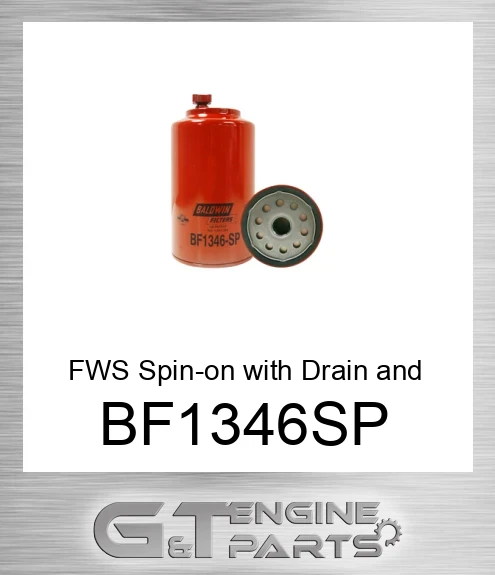 BF1346-SP FWS Spin-on with Drain and Sensor Port