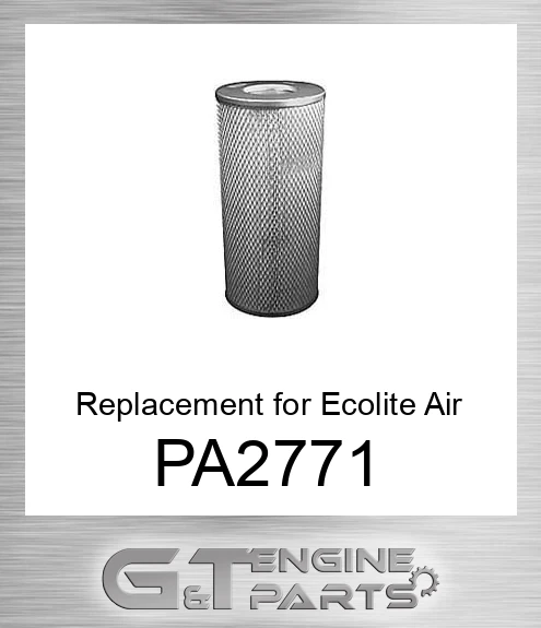 PA2771 Replacement for Ecolite Air Element in Disposable Housing