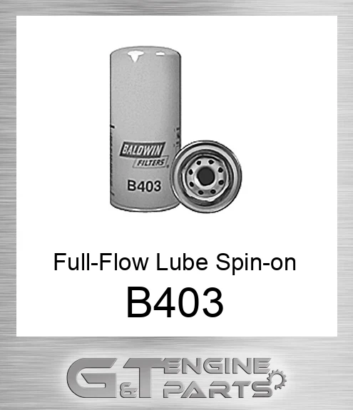 B403 Full-Flow Lube Spin-on