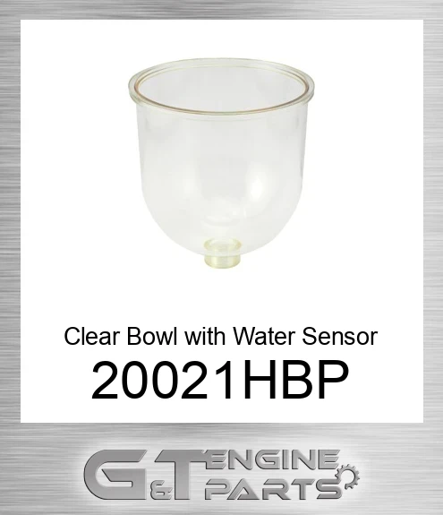 200-21HBP Clear Bowl with Water Sensor & Heater Probes